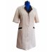 Грегорі Текстиль HPO 01 бежевий халат для прибиральниці, поліестер/бавовна, розмір S, 1 шт