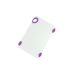 Дошка обробна з гачком для підвішування, пластик, 30х45х1,25 см, Winco, біла з фіолетовим, CBN-1218PP