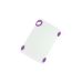 Дошка обробна з гачком для підвішування, пластик, 38х50х1,25 см, Winco, біла з фіолетовим, CBN-1520PP