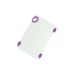 Дошка обробна з гачком для підвішування, пластик, 45х60х1,25 см, Winco, біла з фіолетовим, CBN-1824PP
