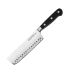 Нож Накири, лезвие грантон, 18 см, Winco, Acero, черный, KFP-73