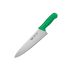 Нож поварской, 25 см, Winco, Stal, зеленый, KWP-100G