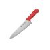 Нож поварской, 25 см, Winco, Stal, красный, KWP-100R