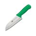 Нож Сантоку, лезвие грантон, 18 см, Winco, Stal, зеленый, KWP-70G