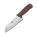 Нож Сантоку, лезвие грантон, 18 см, Winco, Stal, коричневый, KWP-70N