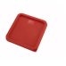 Крышка для контейнера (артикулы 14028, 01188, 01189), квадратная, пластик, Winco, красная, PECC-68