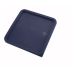 Крышка для контейнера (артикулы 14027, 14030), квадратная, пластик, Winco, синяя, PECC-128
