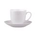 Zeidler V970-12C Біла чашка чайна з блюдцем, фарфор, 200 мл, 1 шт