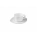 Alt Porcelain F1011+F1011-4 Чашка с блюдцем квадратная 180 мл