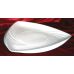 Modern M87015 Треугольная белая тарелка, фарфор, 375 мм, 1 шт