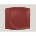 Тарілка плоска 32 см, RAK Porcelain, Neo Fusion квадратна з асиметричним бортом коричнева, NFMZSP32DR