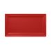 Тарілка плоска 38 см, RAK Porcelain, Neo Fusion червона прямокутна ширина 21 см, NFCLRP38BR