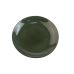 FARN 9043ST515 Круглая фарфоровая зеленая тарелка без борта, Опал, диаметр 21 см, 1 шт