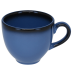 Чашка для кави 200 мл, RAK Porcelain, Lea синя з чорним обідком, LECLCU20BL