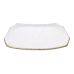 33517 Прямоугольная керамическая белая тарелка подставная, 215х160 мм, 1 шт