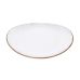 33539 Овальная керамическая белая тарелка без борта, диаметр 300 мм, 1 шт