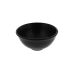 33548 Круглая керамическая черная тарелка суповая, 450 мл, 1 шт