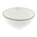 33549 Кругла керамічна біла тарілка супова, 450 мл, 1 шт