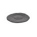 33556 Круглое керамическое черное блюдце керамическое, диаметр 160 мм, 1 шт