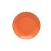 Тарелка Porland 240 мм фарфоровая, оранжевая, круглая, 33581