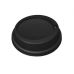 NetChoice 42123 Круглая пластиковая черная крышка с поилкой для стакана 72104 06032 72103 06035, 100 шт/уп