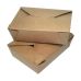 Biopack 01BPEARTHM Прямоугольный бумажный коричневый контейнер, 110.5х89х63.5 мм, 50 шт/уп