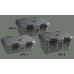 Winco IFPC-4 Изотермический переносной контейнер для транспортировки пищи, 62*43*20см
