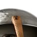 EMGA 180.075 Круглое блюдо с соусником на медном держателе для подачи, нержавеющая сталь, 170 мм, 1 шт