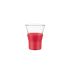 Склянка, 110 мл, Bormioli Rocco, Cappuccino, червона, 430400BL3321990 
