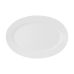 Тарелка овальная 32х22х2.7 см, Rak Porcelain, Banquet белая фарфоровая, BAOP32