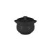 Супница с крышкой 450 мл, RAK Porcelain, Chefs Fusion круглая черная 10.6х7.5 см, CFST10BK