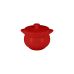 Супниця з кришкою 450 мл, RAK Porcelain, Chef's Fusion кругла червона 10.6х7.5 см, CFST10BR