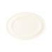 Тарелка овальная 32х22.5 см, Rak Porcelain, Lyra белая фарфоровая, LROP32