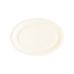 Тарелка овальная 38х27 см, Rak Porcelain, Lyra белая фарфоровая, LROP38