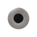 Тарелка плоская 31 см, Rak Porcelain, Queen, Metalfusion круглая черная и серебряная, MFGDRP31SB