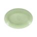 Фарфорова овальна тарілка, RAK Porcelain, Vintage 36x27 см, зелена, VNNNOP36GR