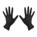 Medicom 97429 Чорні нітрилові рукавички нестерильні, неопудрені, S, (розм.6-7), 100 шт/уп